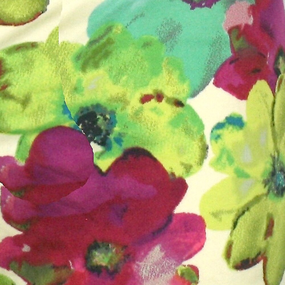 THE LIMITED Shorts Drew Fit Floral Bold Low Rise Colorful Pink Green Summer 0 - Picture 6 of 15